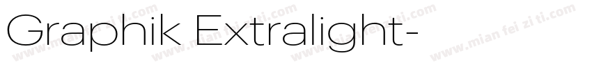 Graphik Extralight字体转换